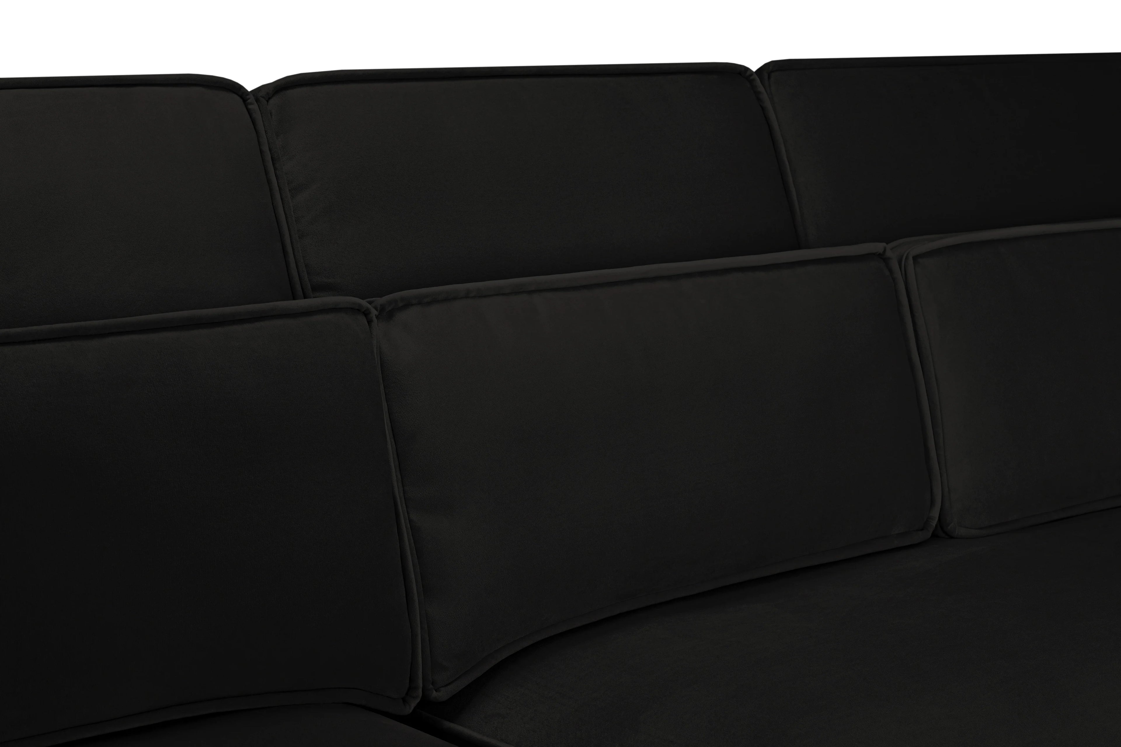 Sloane Sofa Black U Shape Corner