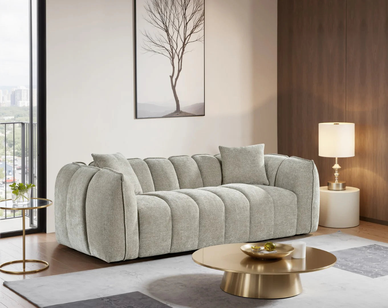 Venice Beige 3 seater sofa