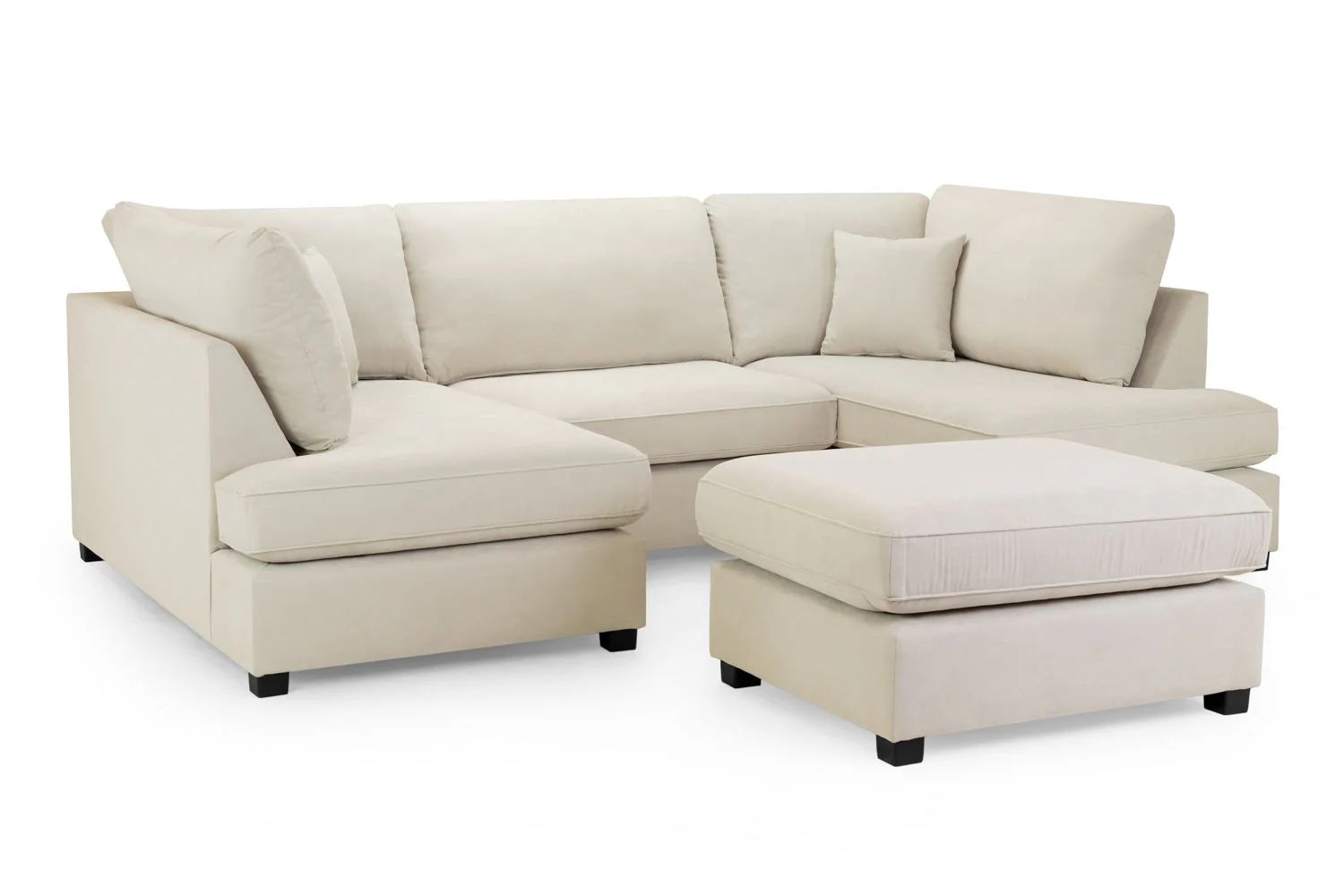 Carnaby Classic Sofa Beige U Shape Corner