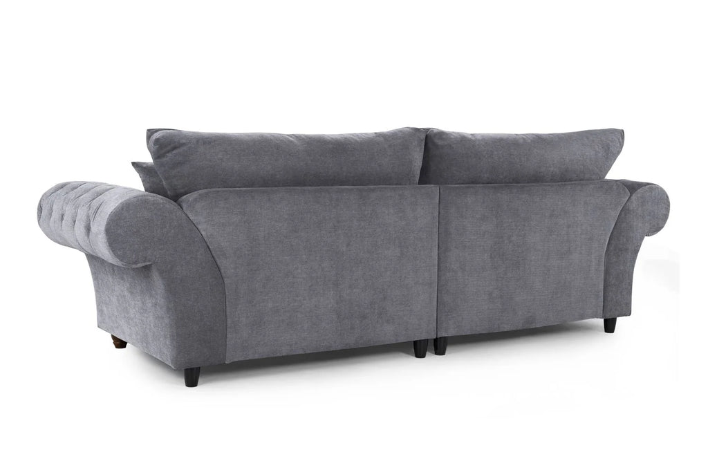 Windsor Fullback Sofa Grey 4 Seater