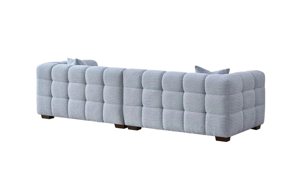 Tribeca Sofa Range in Pearl Boucle Fabric