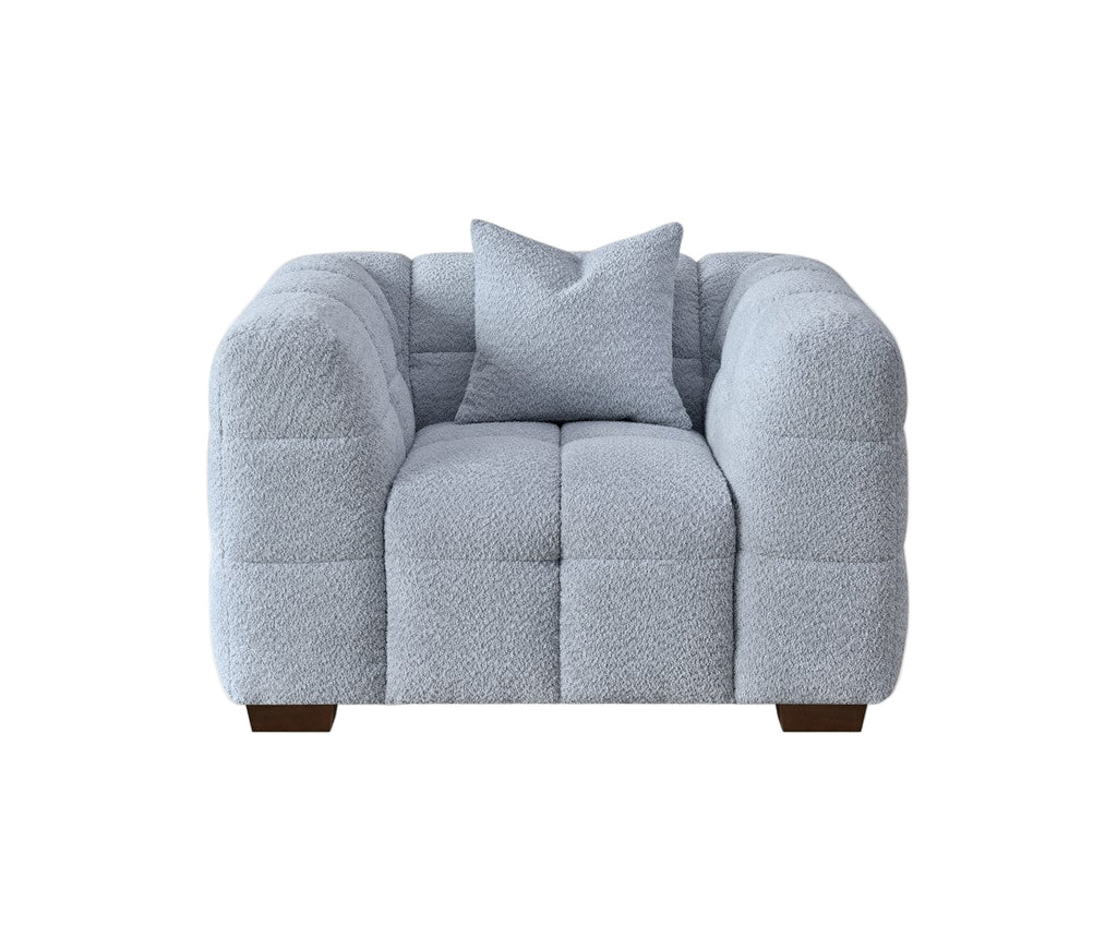 Tribeca Sofa Range in Pearl Boucle Fabric