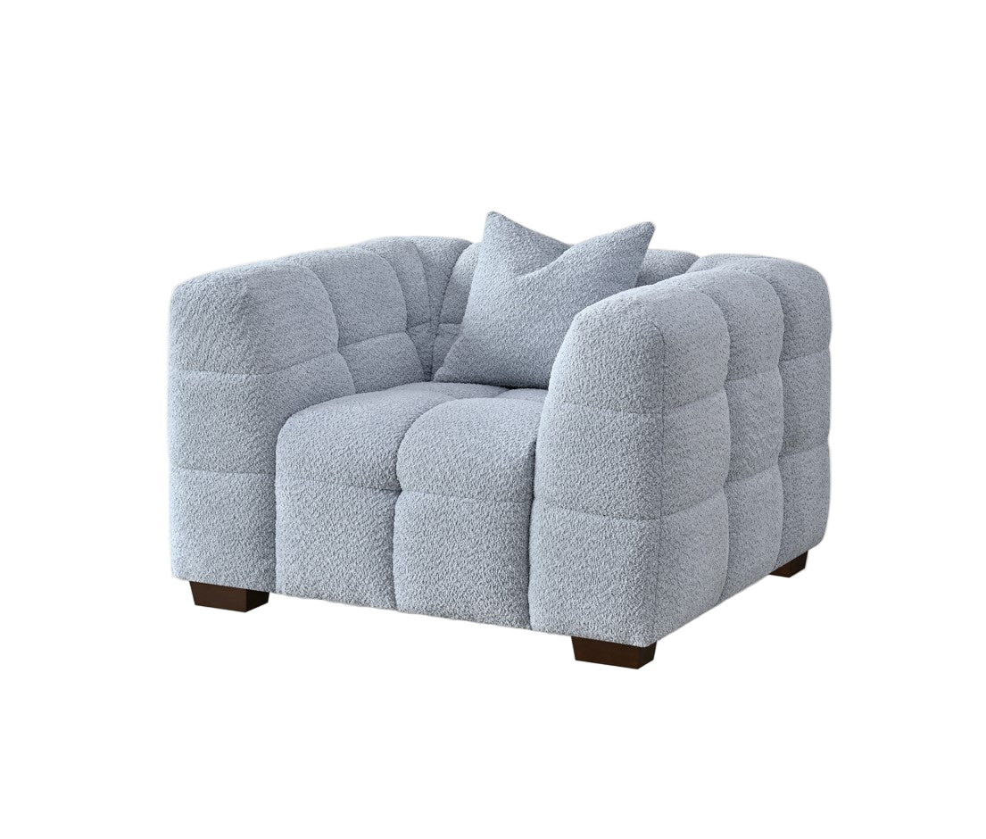 Tribeca Sofa Range in Pearl Boucle Fabric