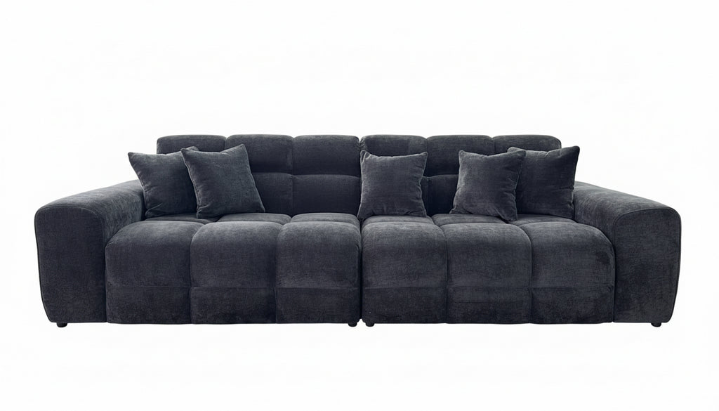 Jacob Sofa Black 4 Seater