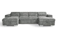 Alaya Sofabed Grey U Shape Corner