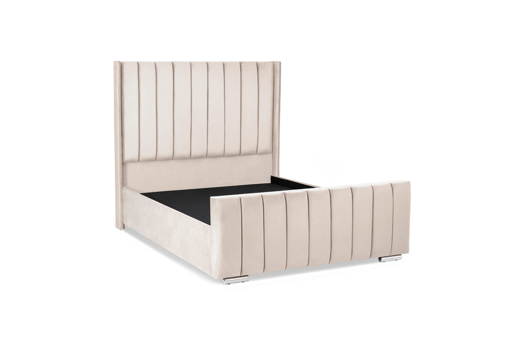 Dior Bed Frame Double Beige