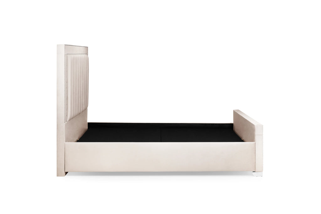 Dior Bed Frame Double Beige