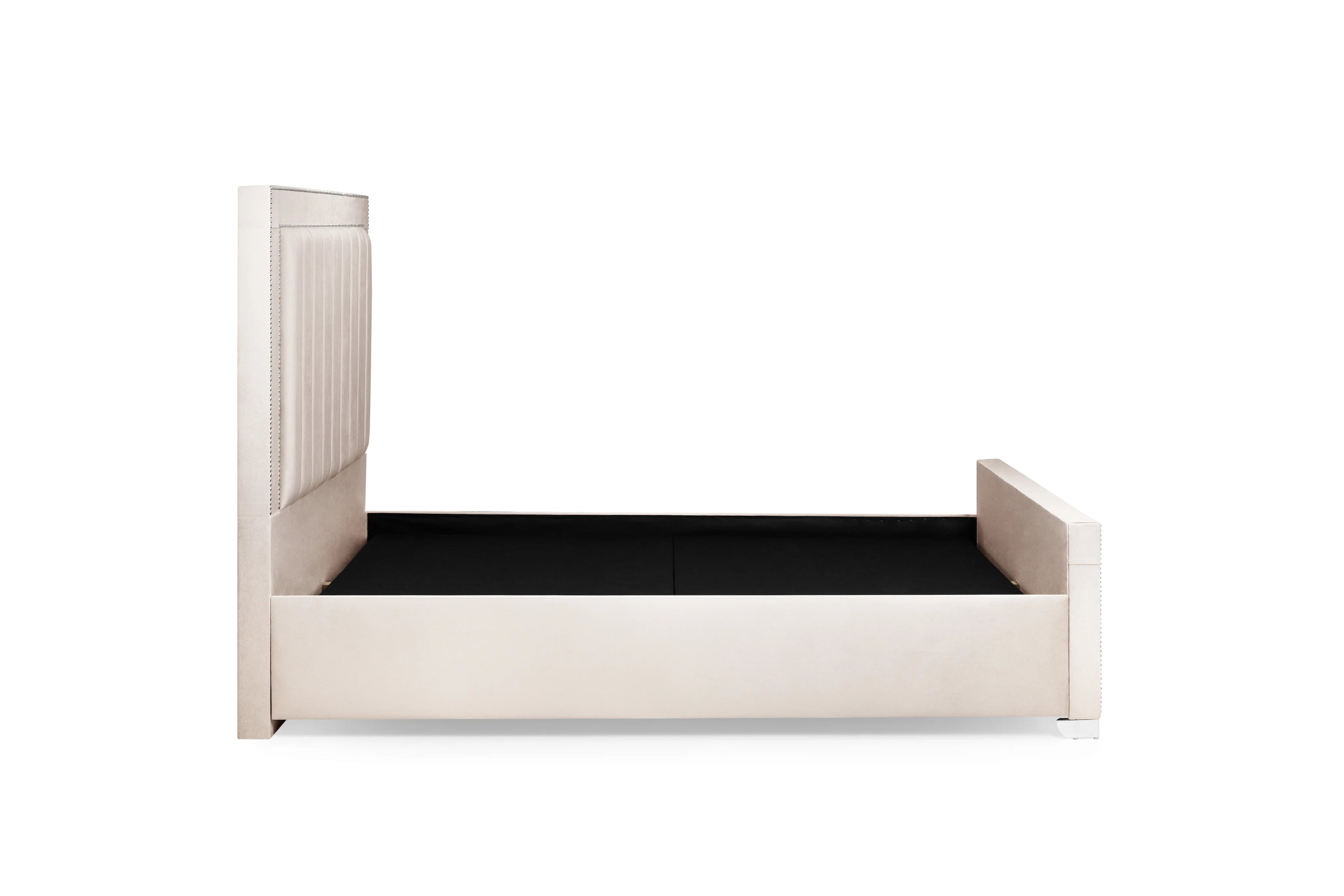 Dior Bed Frame Double Beige
