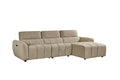 Turin Electric Recliner Sofa Mocha Right Hand