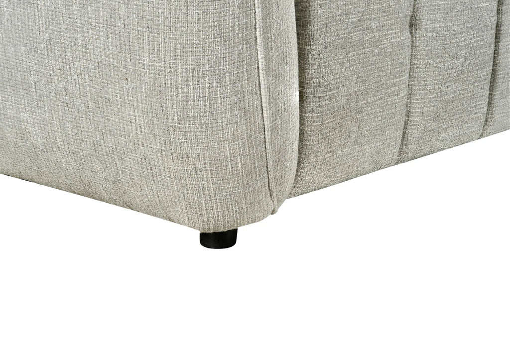 Turin Electric Recliner Sofa Silver Right Hand