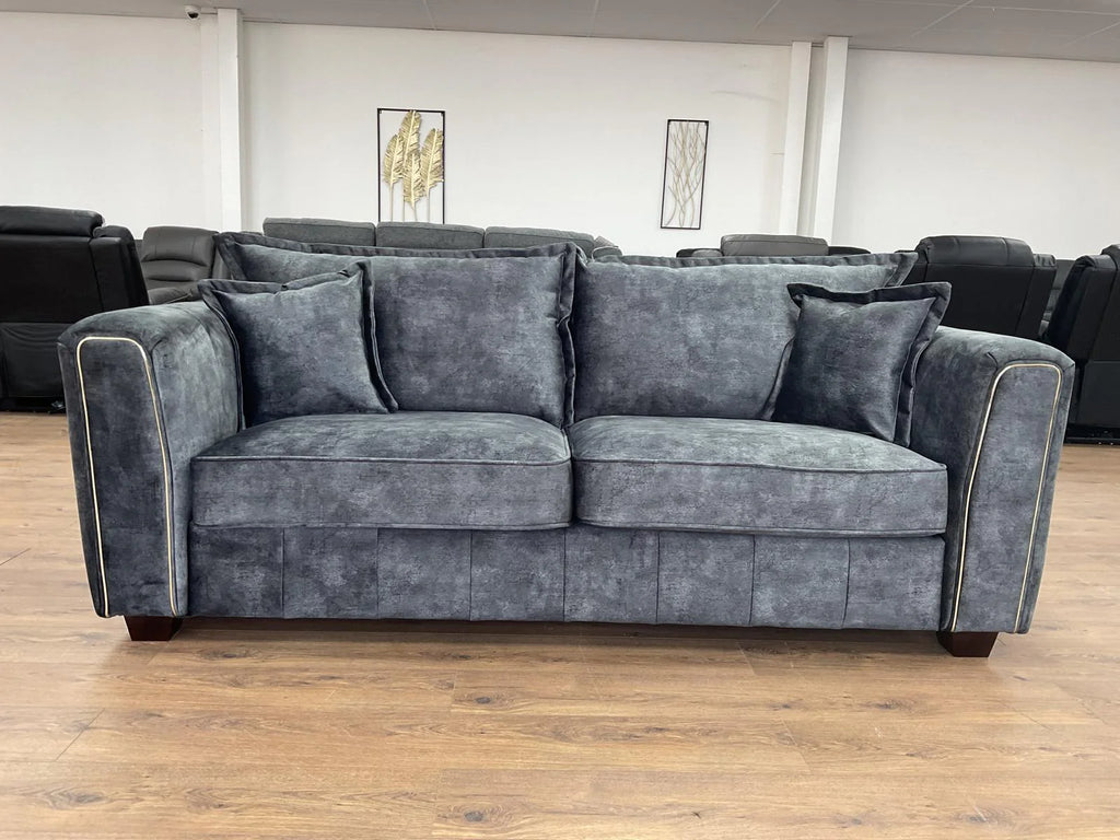 Serena Sofa Black 3 & 2 Seater