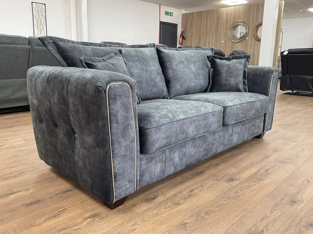 Serena Sofa Black 3 & 2 Seater
