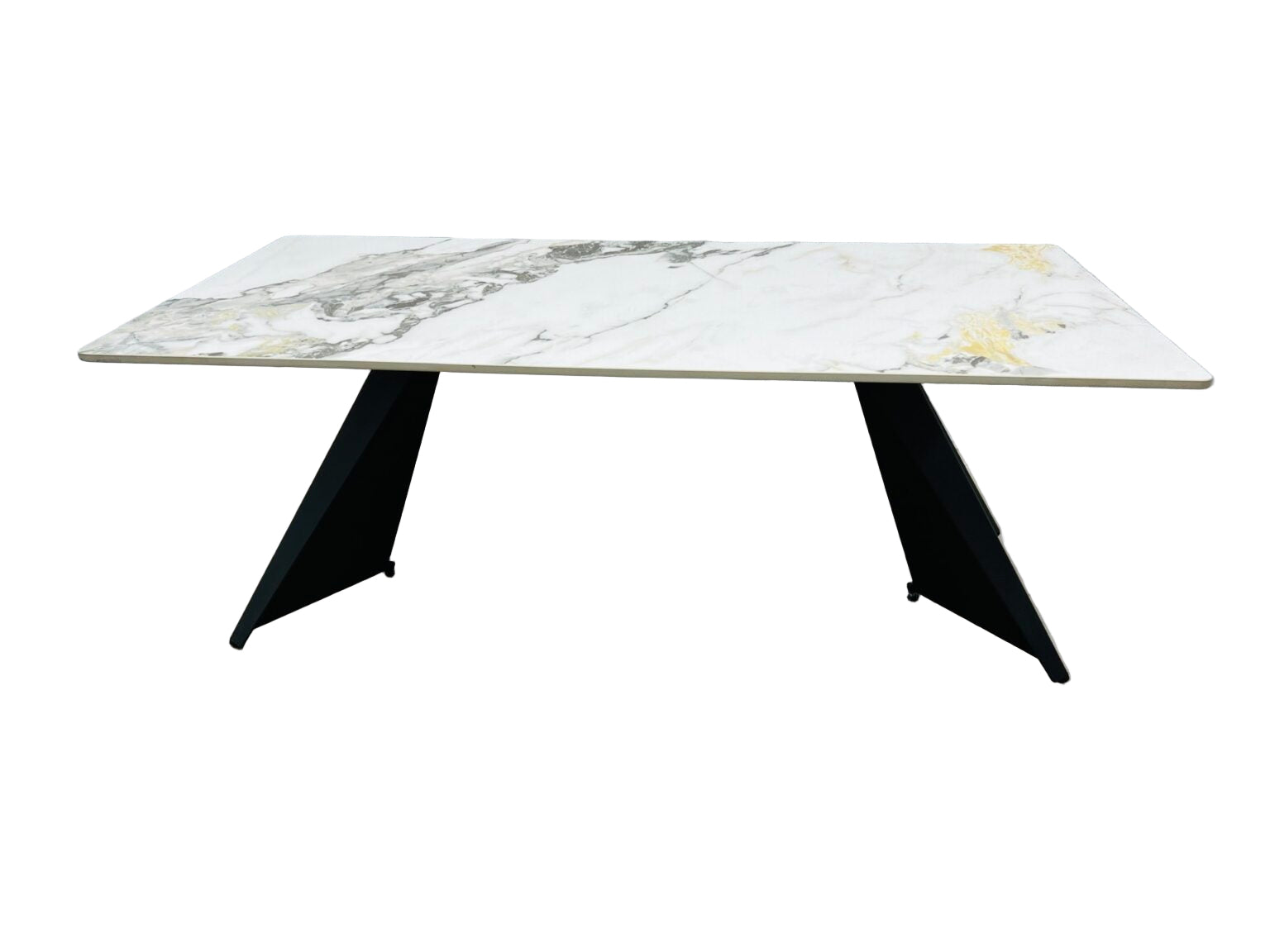 Chicago Cream & Gold Ceramic Coffee Table