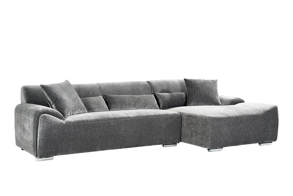 Modena Sofa Charcoal Right Hand