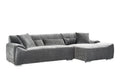 Modena Sofa Charcoal Right Hand