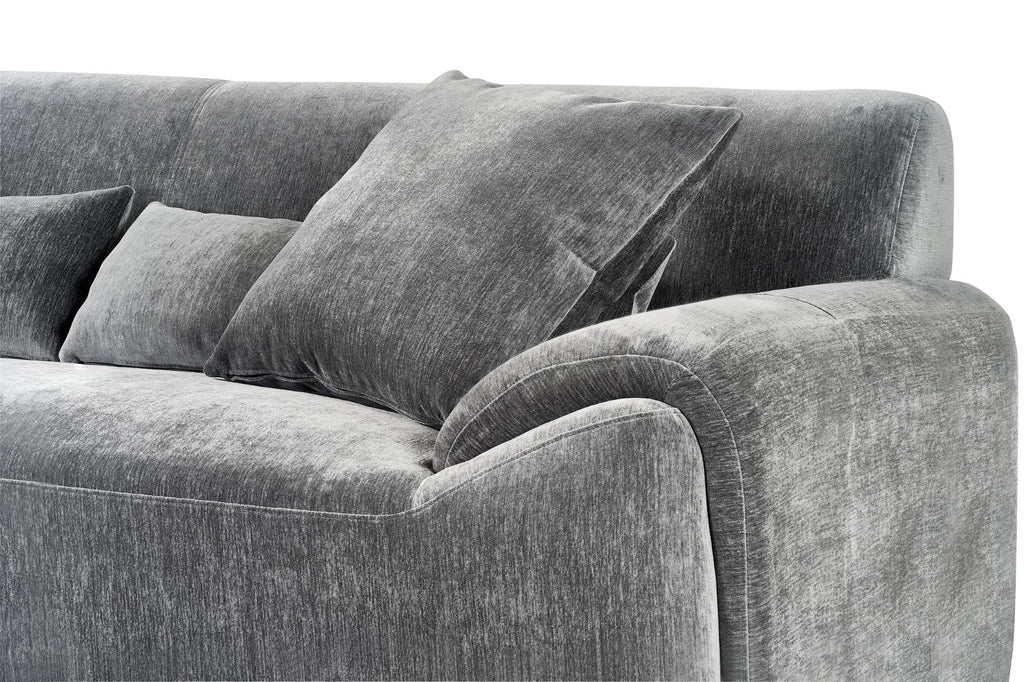 Modena Sofa Charcoal Right Hand
