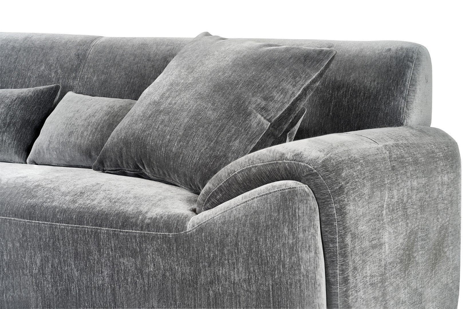 Modena Sofa Charcoal Right Hand