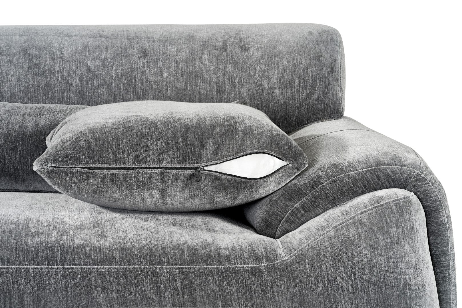 Modena Sofa Charcoal Right Hand