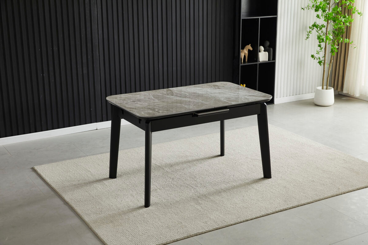 Arizona Extending Grey Ceramic Table