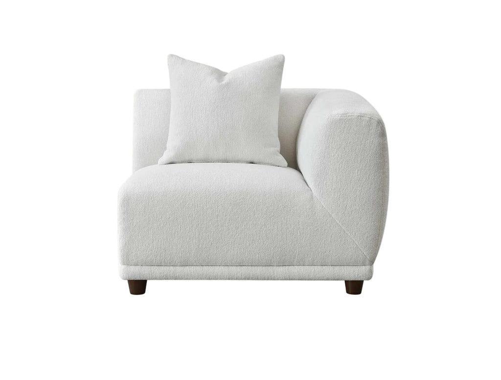 Aluxo Lottie Modular Corner Group in Polar Boucle